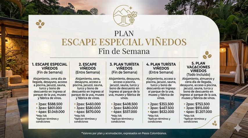 tarifas-2026-hotel-los-viñedos - Alquiler de fincas en el quindio Tarifas Hotel los Viñedos